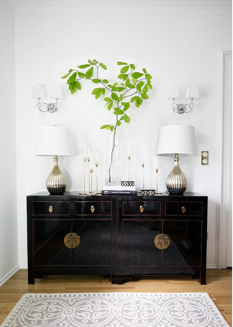 sideboard dekoration ideen modern