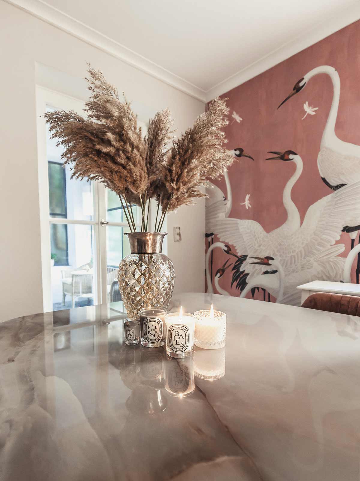 Fall Home Decor Pampas Grass Gucci Diptyque